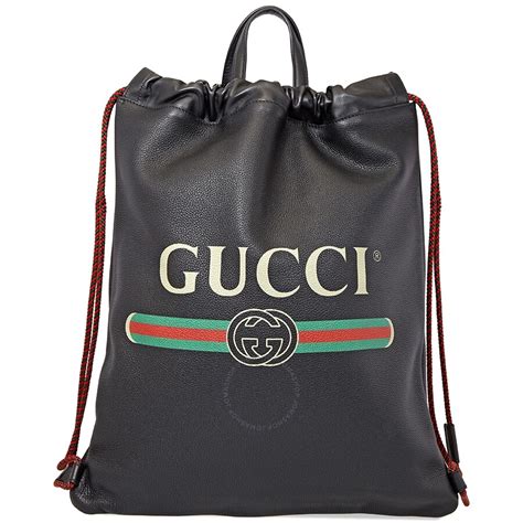 drawstring backpack gucci.